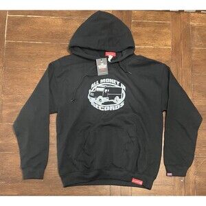 The Marathon Clothing All Money In Records Brinks Truck Logo Hoodie Size M NWT